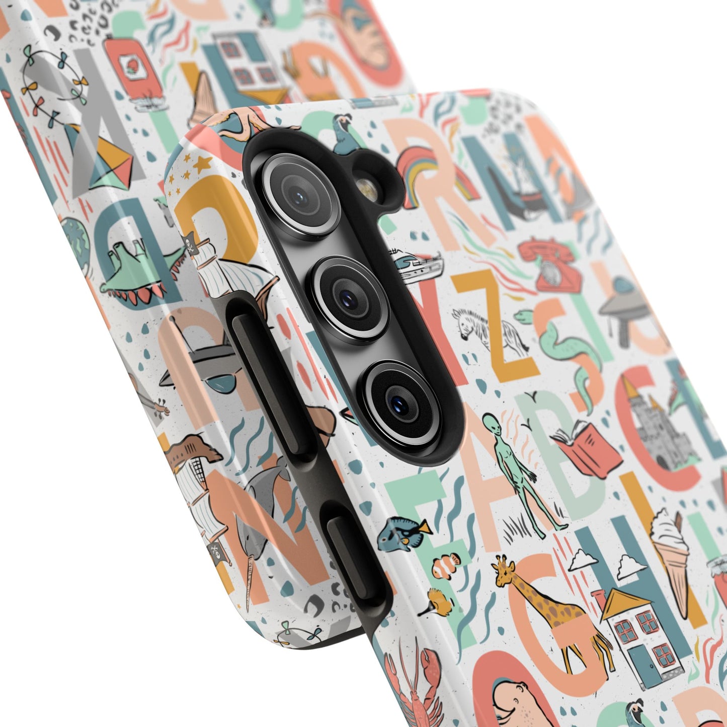 B is for Bamboo -Tough Phone Cases (white)