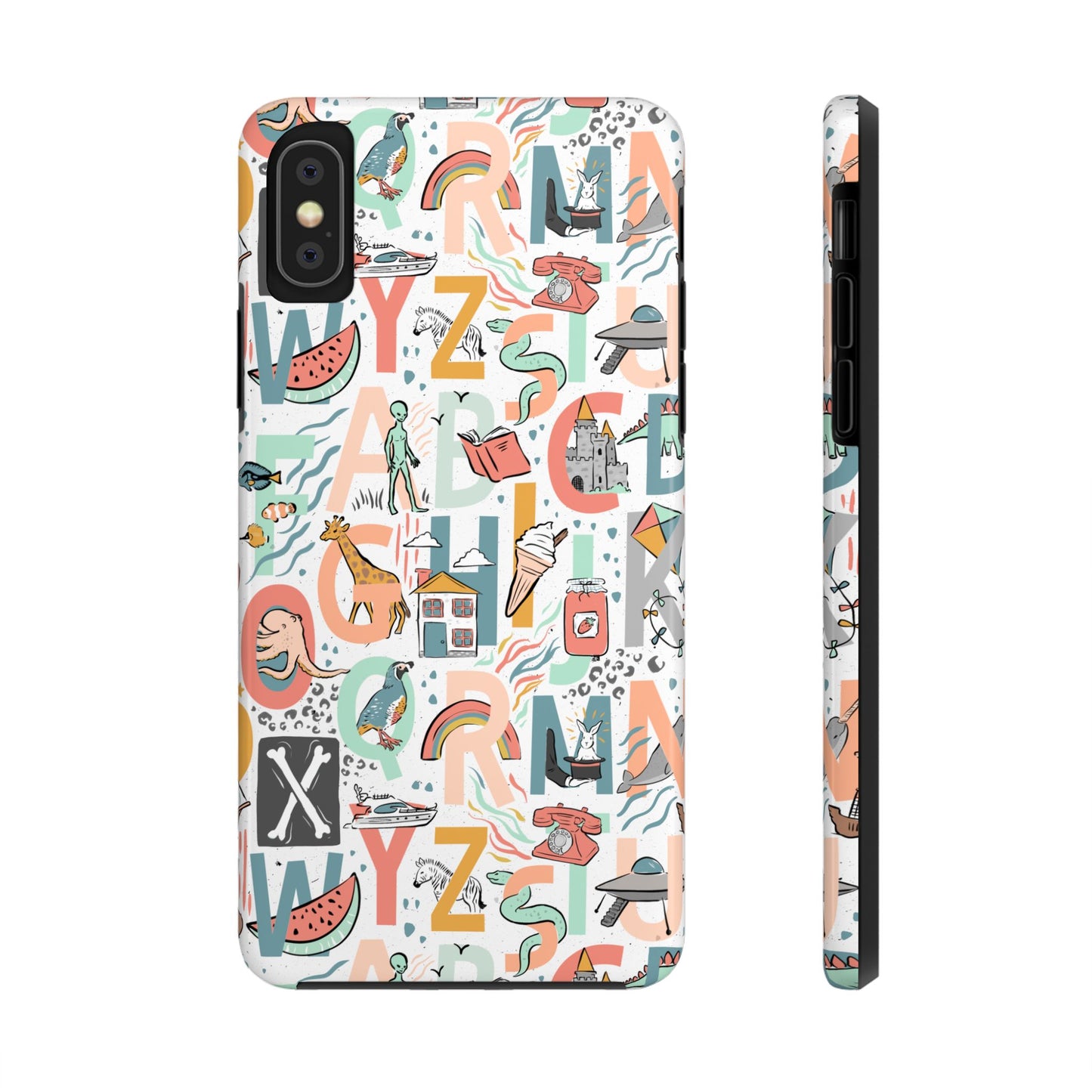 B is for Bamboo -Tough Phone Cases (white)