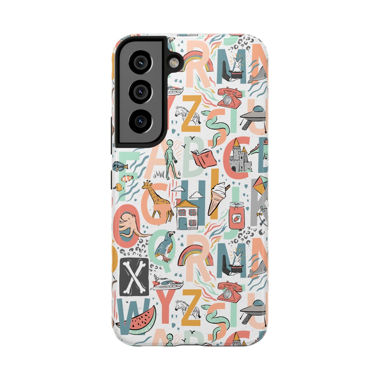 B is for Bamboo -Tough Phone Cases (white)