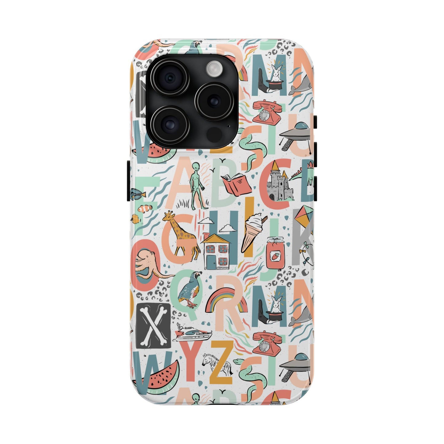 B is for Bamboo -Tough Phone Cases (white)