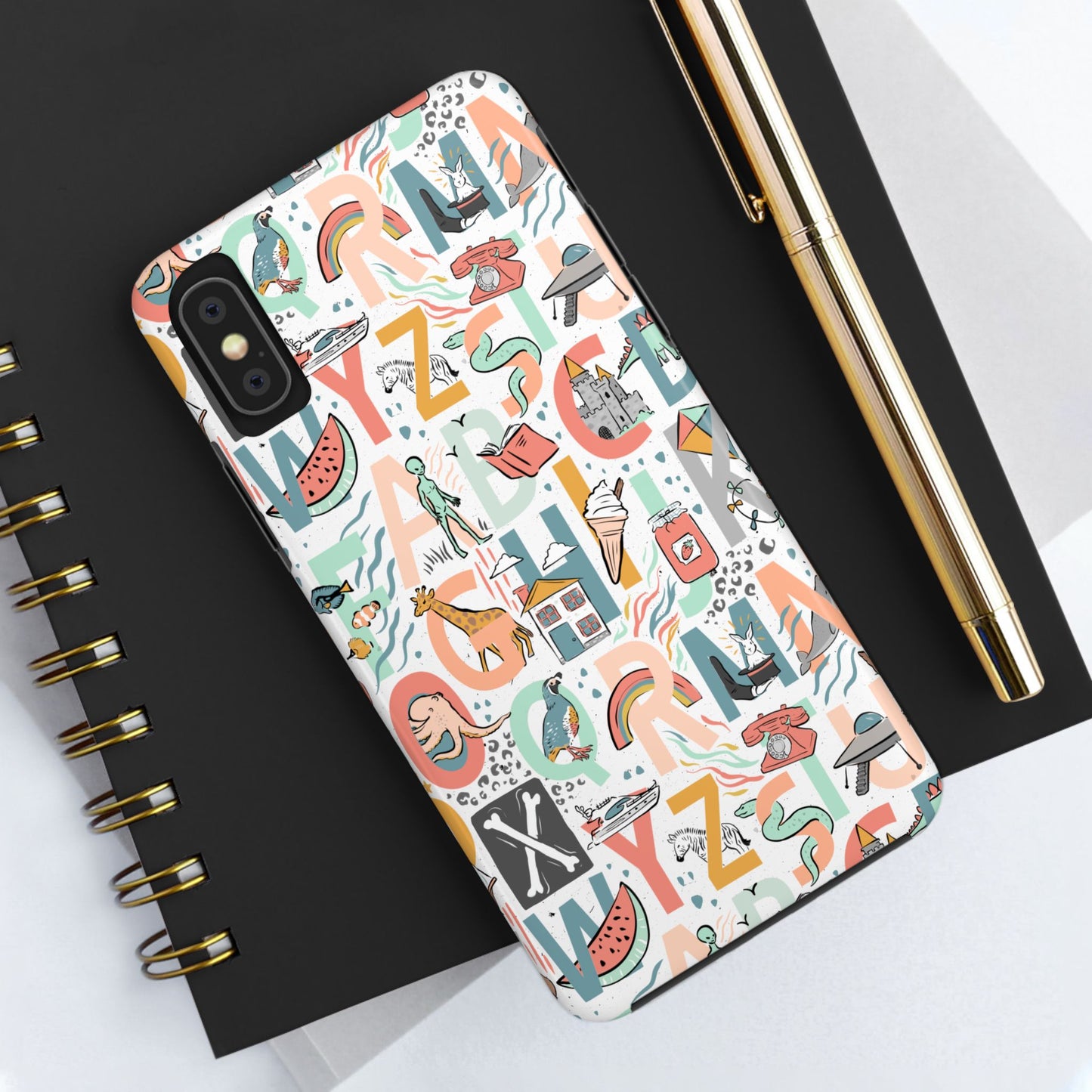 B is for Bamboo -Tough Phone Cases (white)