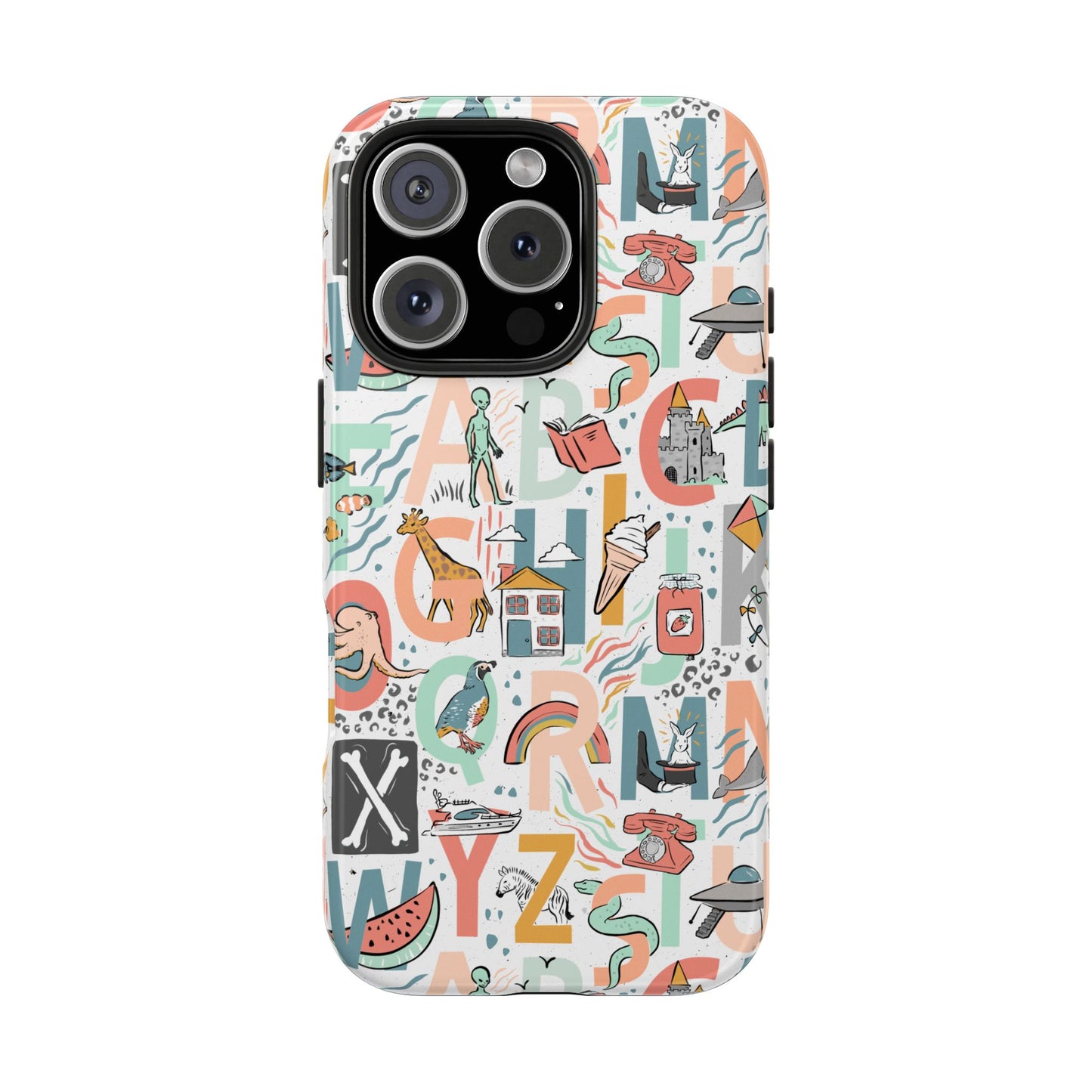 B is for Bamboo -Tough Phone Cases (white)