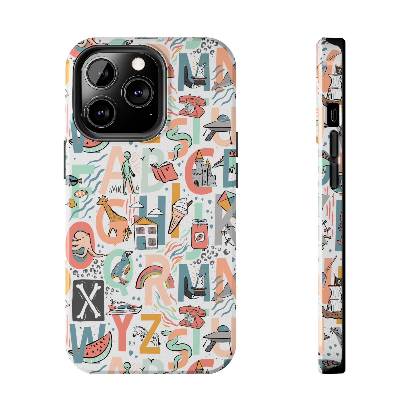 B is for Bamboo -Tough Phone Cases (white)