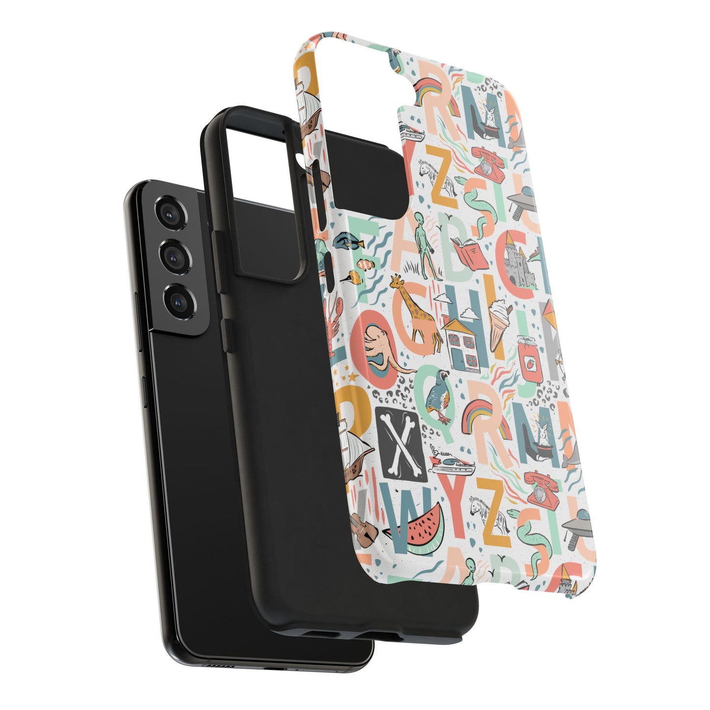 B is for Bamboo -Tough Phone Cases (white)
