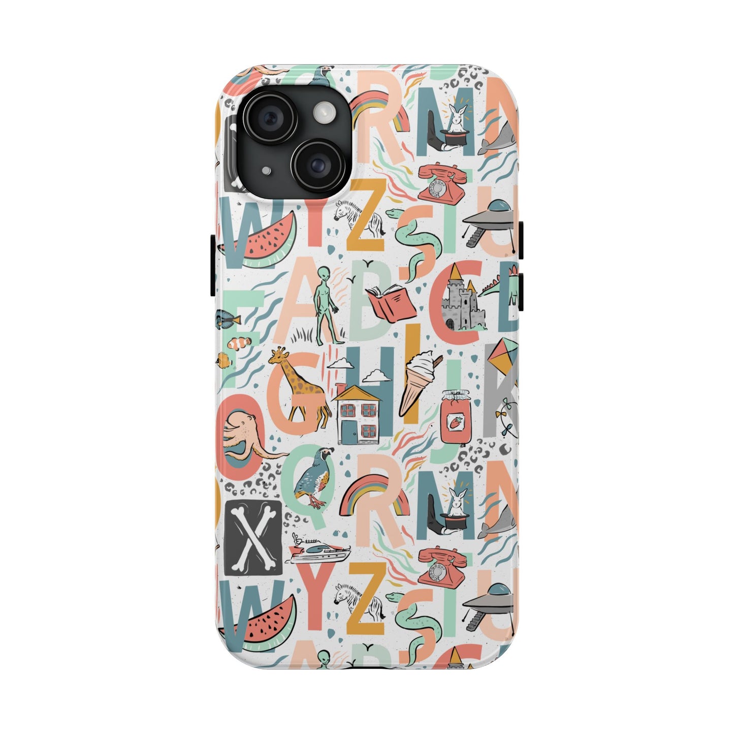 B is for Bamboo -Tough Phone Cases (white)