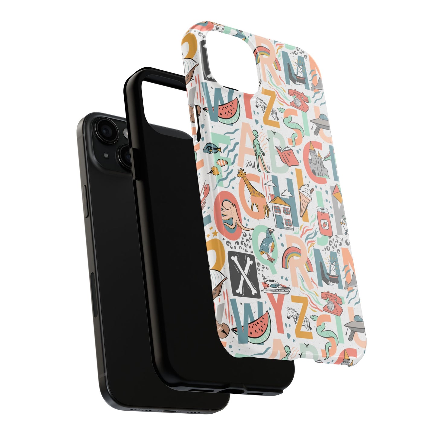 B is for Bamboo -Tough Phone Cases (white)