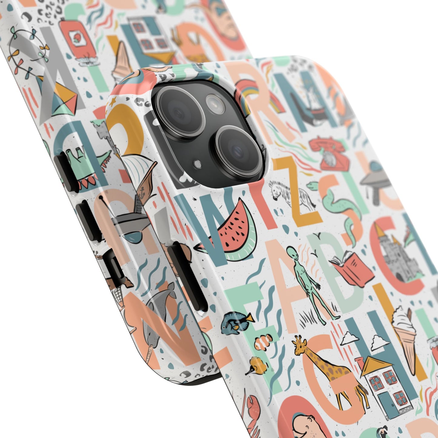 B is for Bamboo -Tough Phone Cases (white)