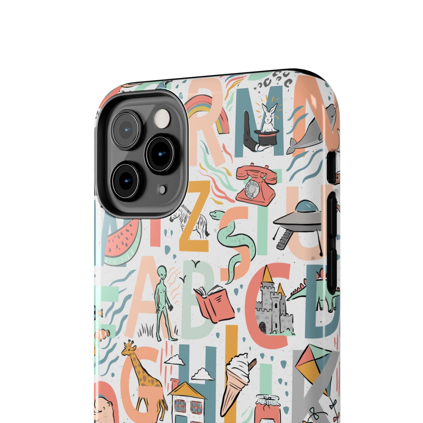 B is for Bamboo -Tough Phone Cases (white)