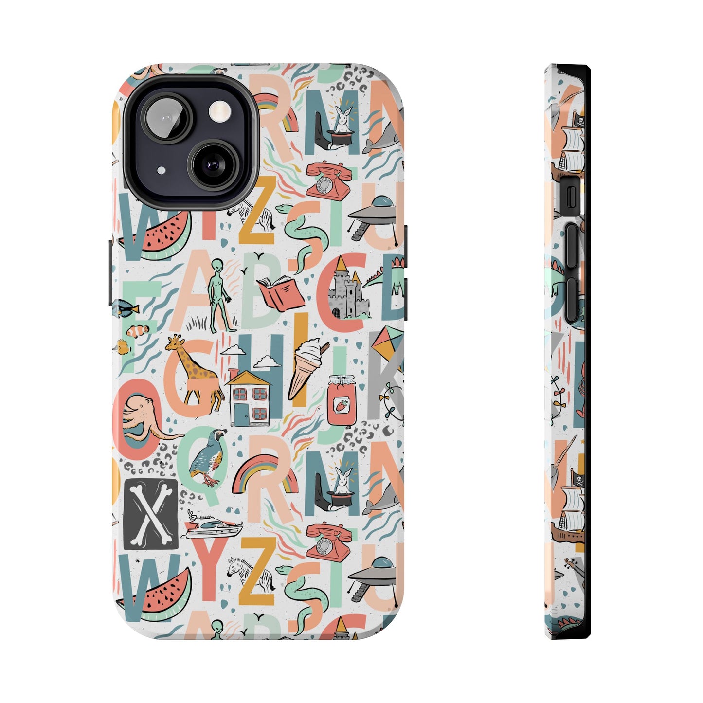 B is for Bamboo -Tough Phone Cases (white)