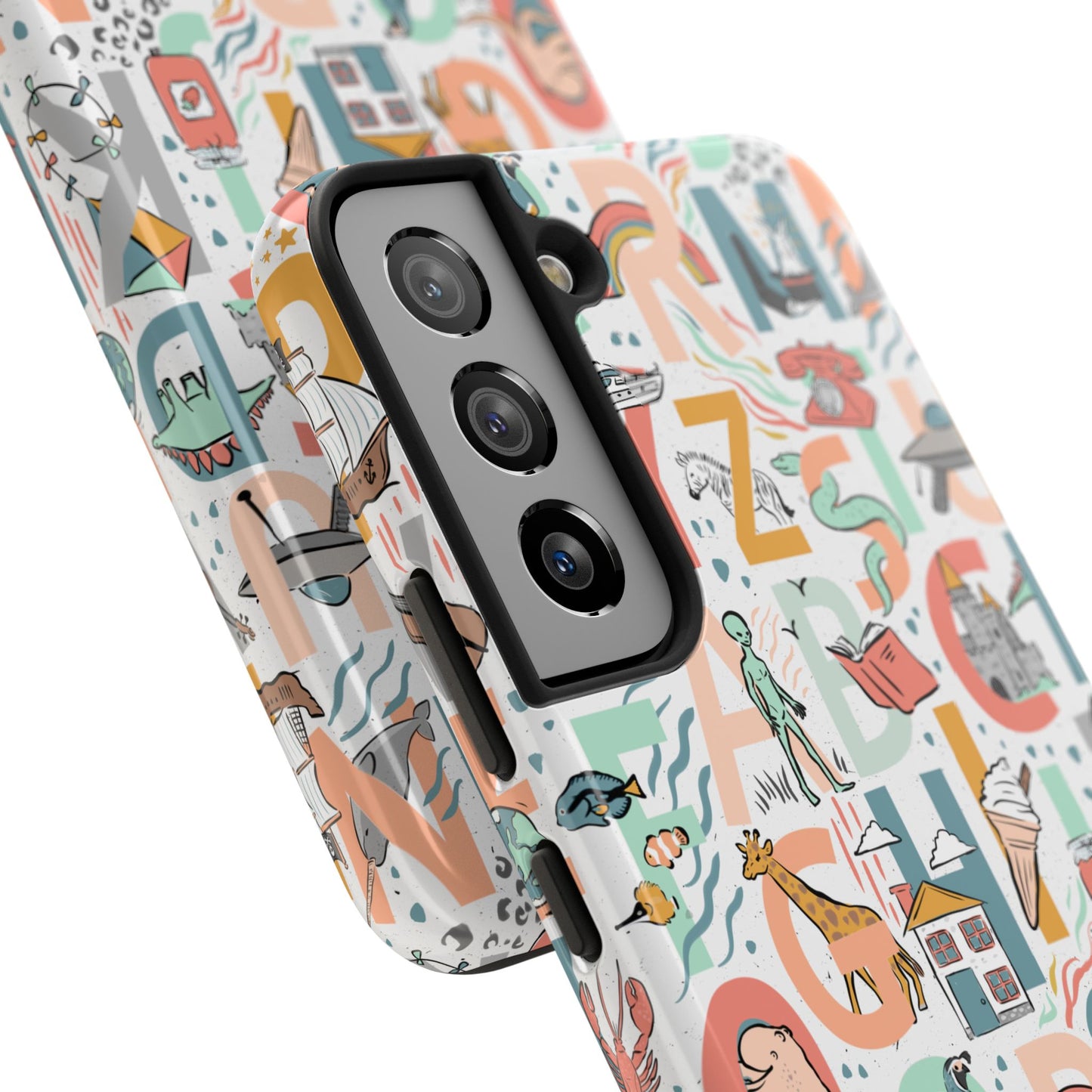 B is for Bamboo -Tough Phone Cases (white)