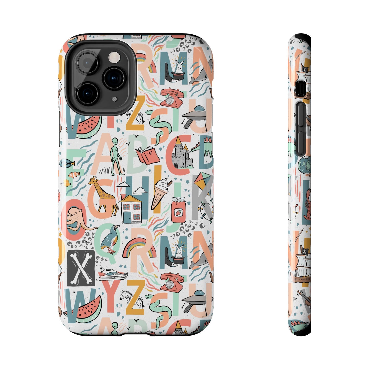B is for Bamboo -Tough Phone Cases (white)