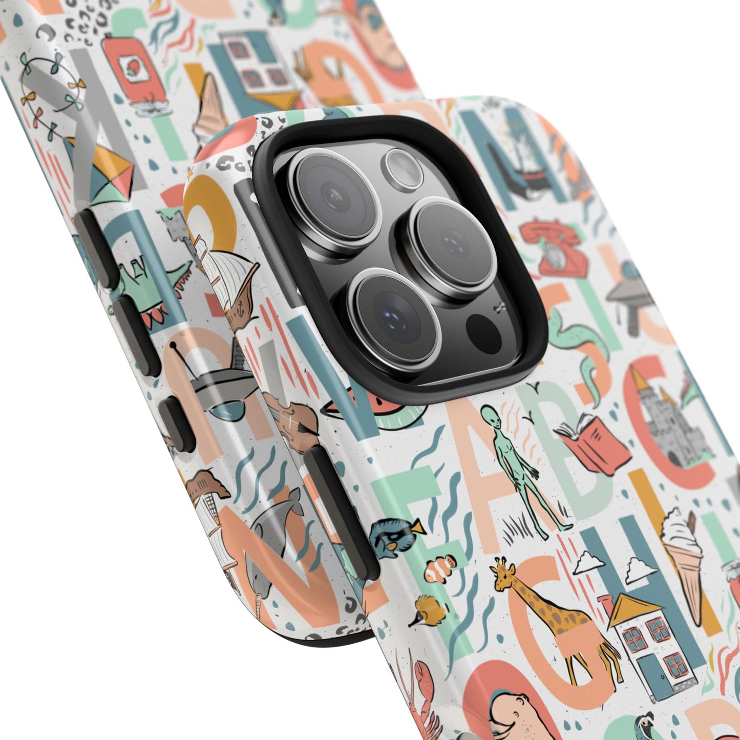 B is for Bamboo -Tough Phone Cases (white)