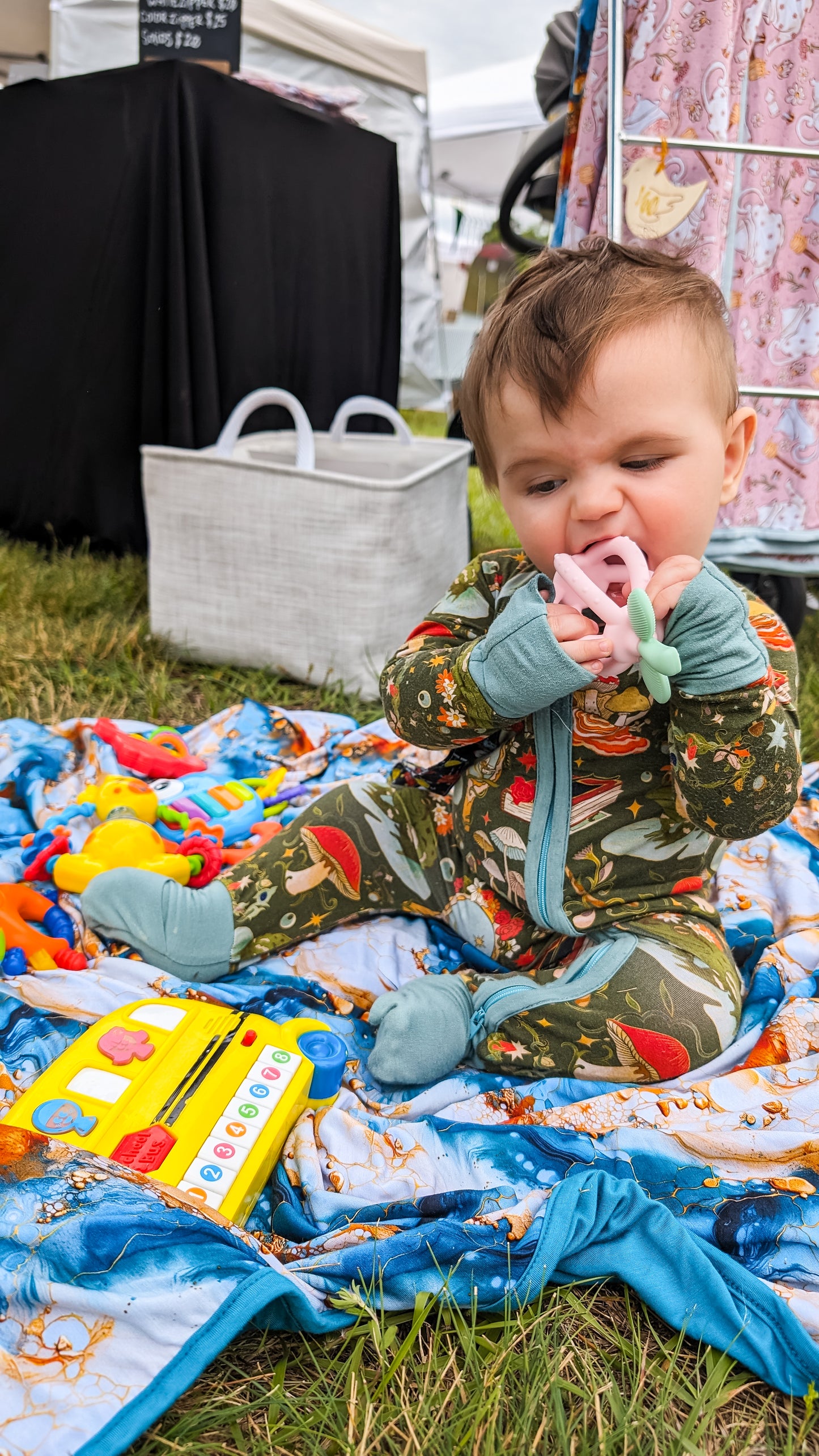 Cottage to the Core - Bamboo Zippie Romper