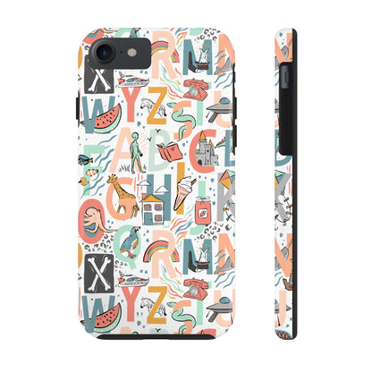 B is for Bamboo -Tough Phone Cases (white)