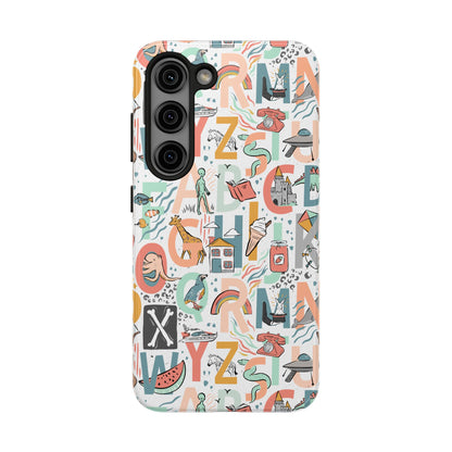 B is for Bamboo -Tough Phone Cases (white)