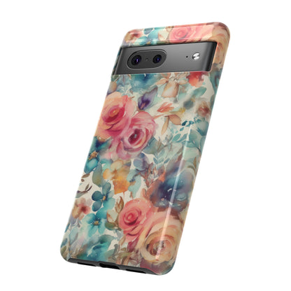 Seaside Blooms Tough Phone Case