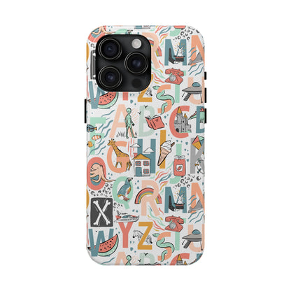 B is for Bamboo -Tough Phone Cases (white)