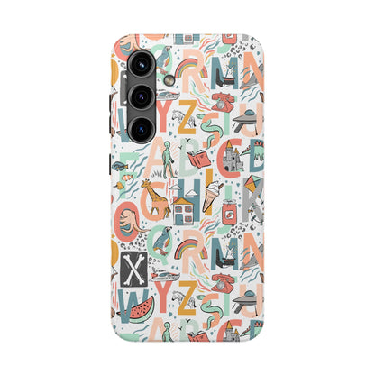 B is for Bamboo -Tough Phone Cases (white)