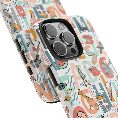 B is for Bamboo -Tough Phone Cases (white)