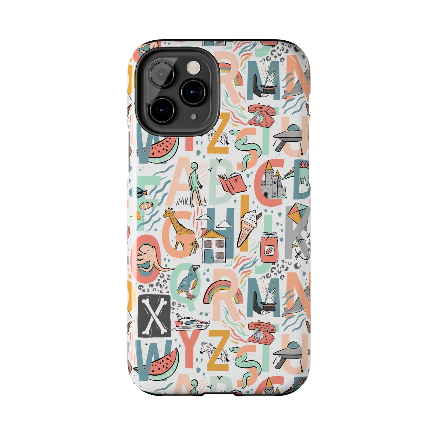 B is for Bamboo -Tough Phone Cases (white)