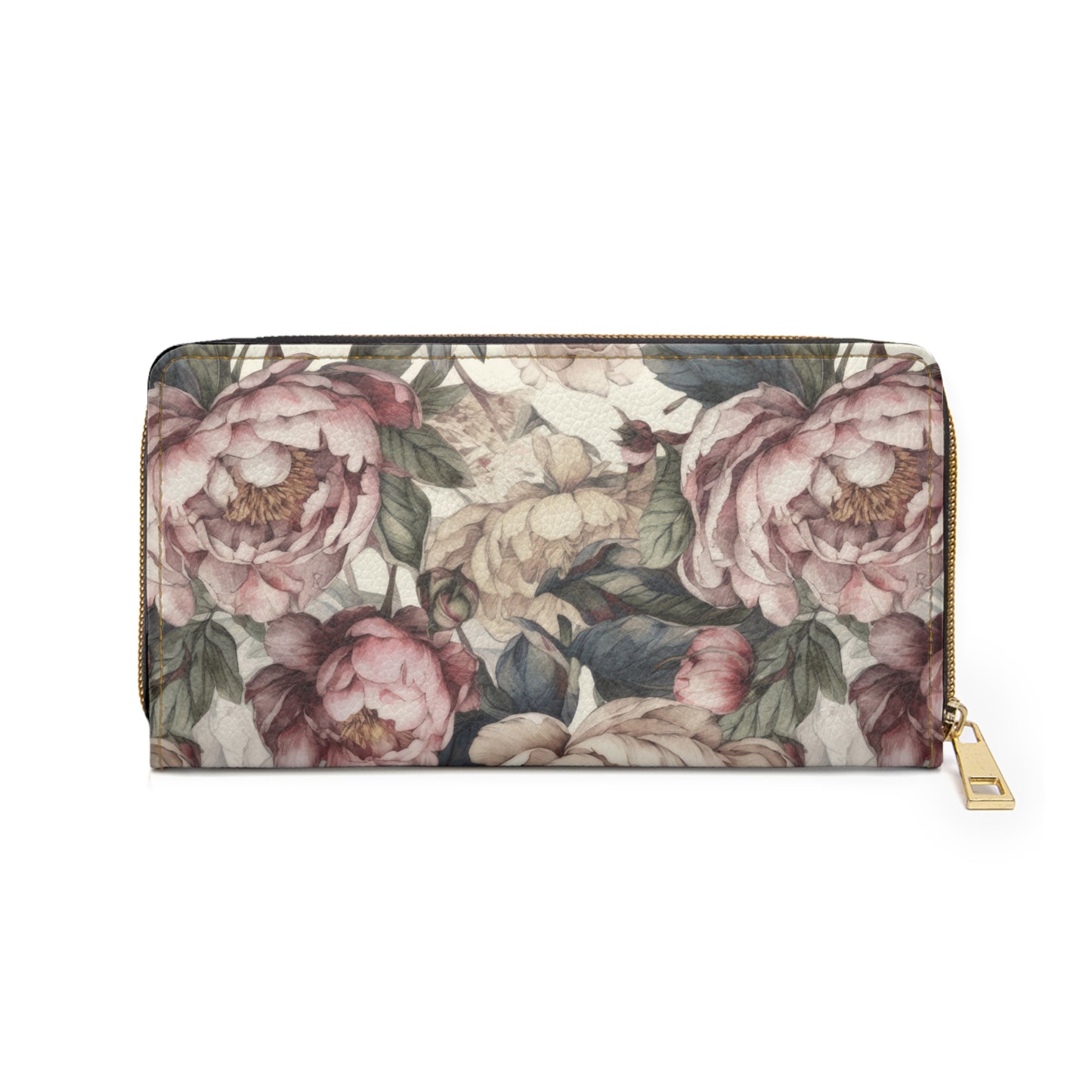 A Peony for your Thoughts Zipper Wallet