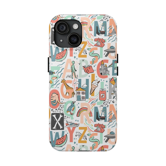 B is for Bamboo -Tough Phone Cases (white)