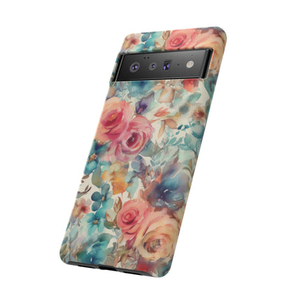 Seaside Blooms Tough Phone Case