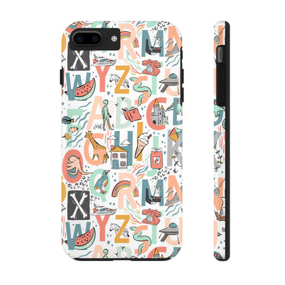 B is for Bamboo -Tough Phone Cases (white)