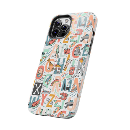 B is for Bamboo -Tough Phone Cases (white)