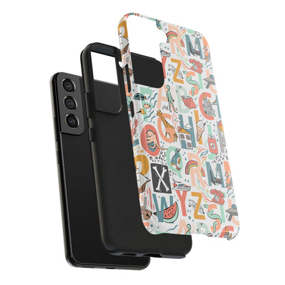 B is for Bamboo -Tough Phone Cases (white)