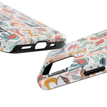 B is for Bamboo -Tough Phone Cases (white)