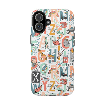 B is for Bamboo -Tough Phone Cases (white)