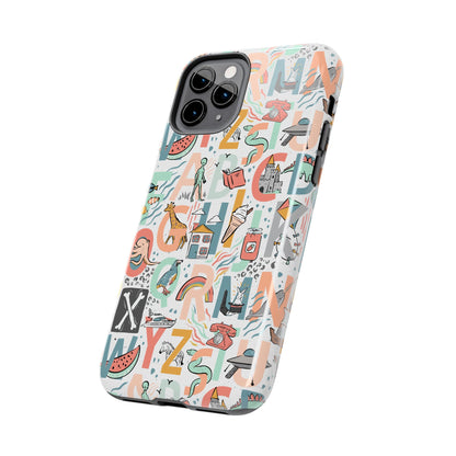 B is for Bamboo -Tough Phone Cases (white)