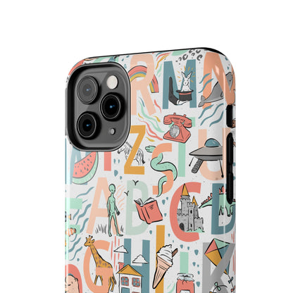 B is for Bamboo -Tough Phone Cases (white)