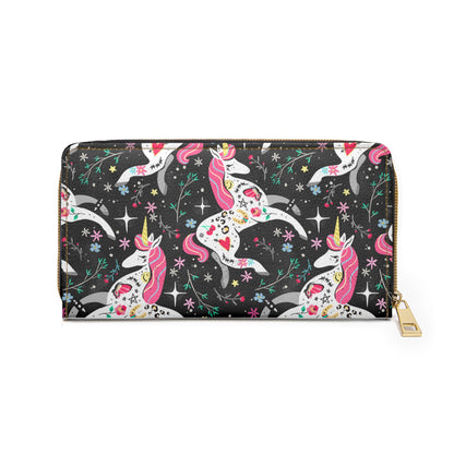 Tattoo Unicorn Zipper Wallet