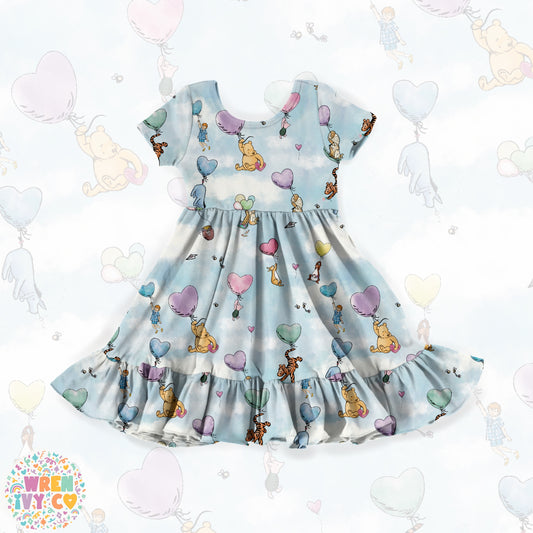 On Cloud Nine Bamboo Twirl Dress  Classic Winnie the Pooh